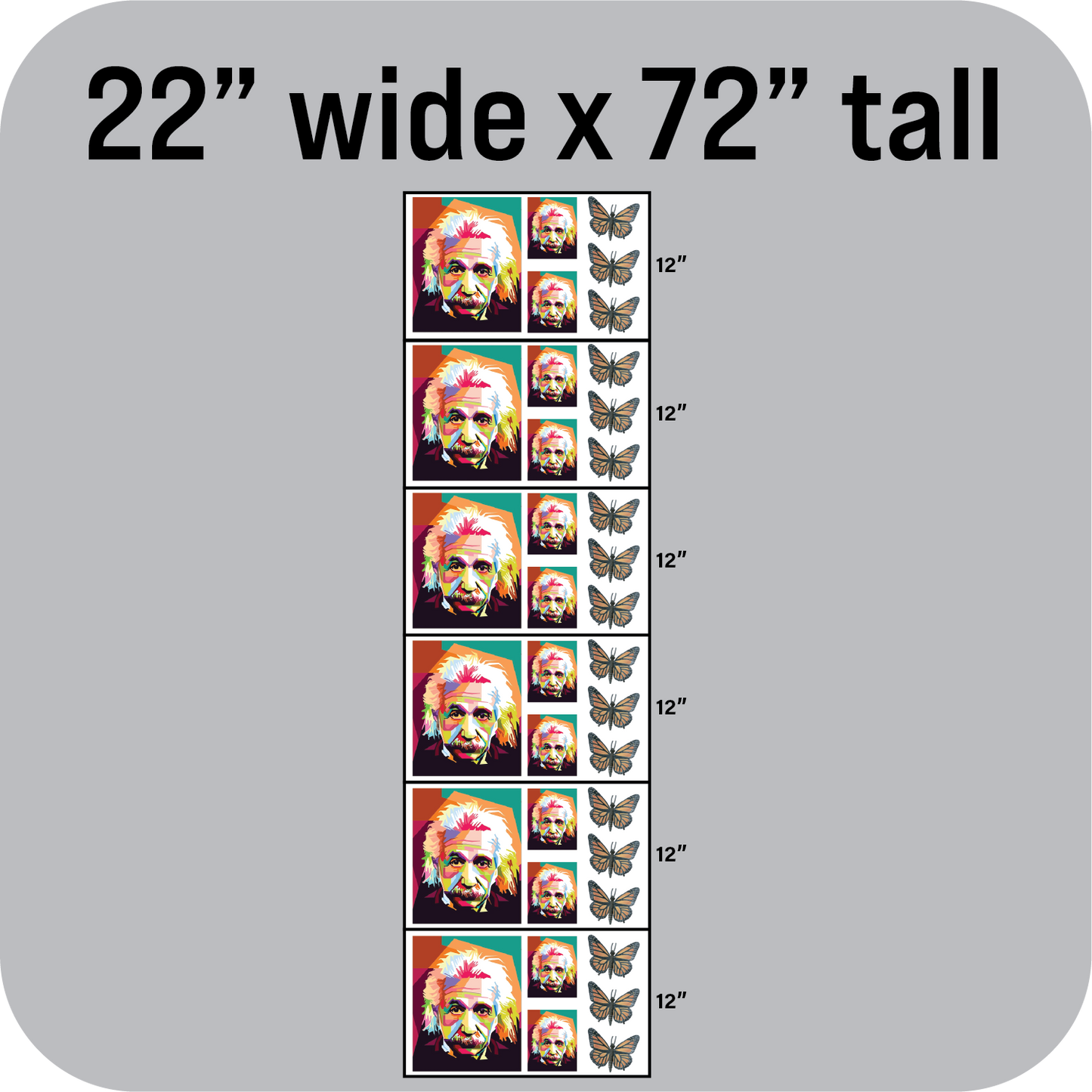 DTF Sheet 22" wide x 72" tall