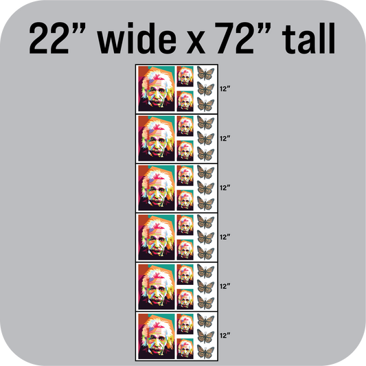 DTF Sheet 22" wide x 72" tall