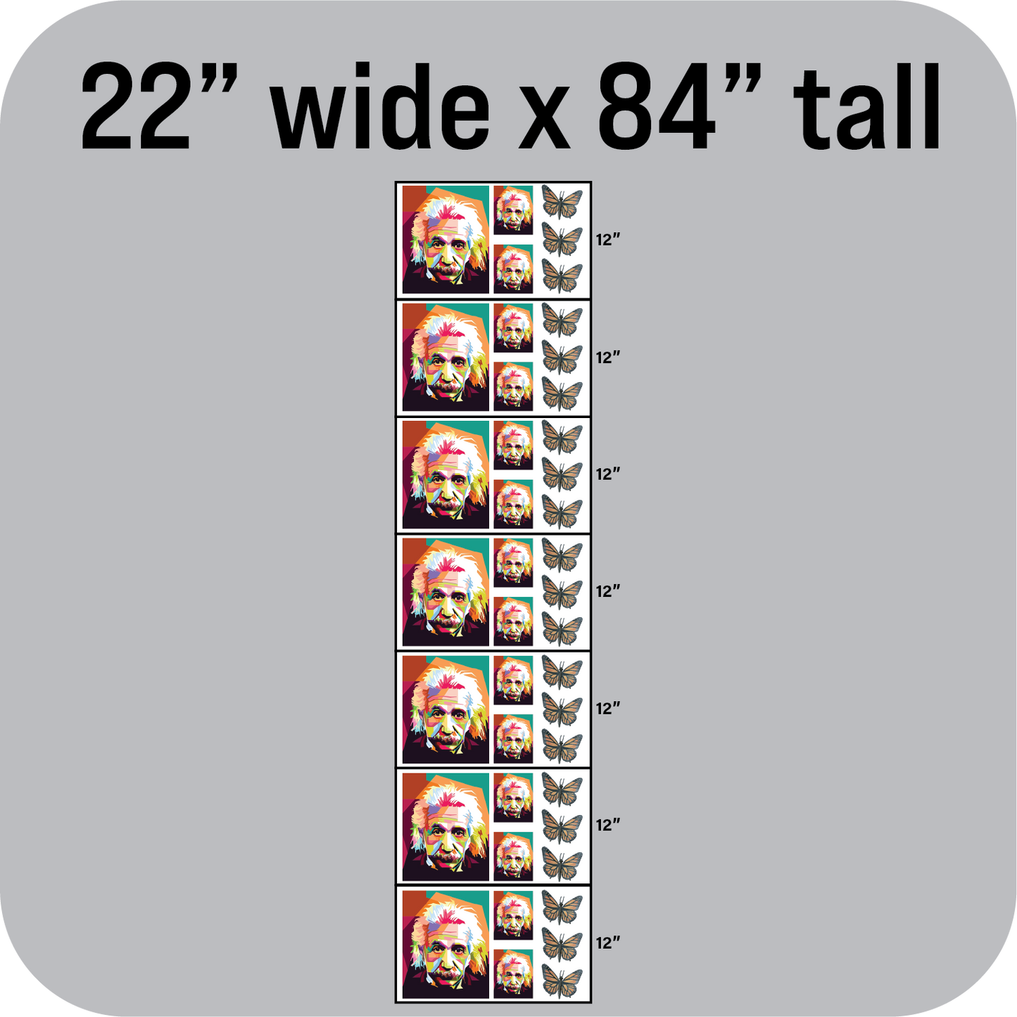 DTF Sheet 22" wide x 84" tall