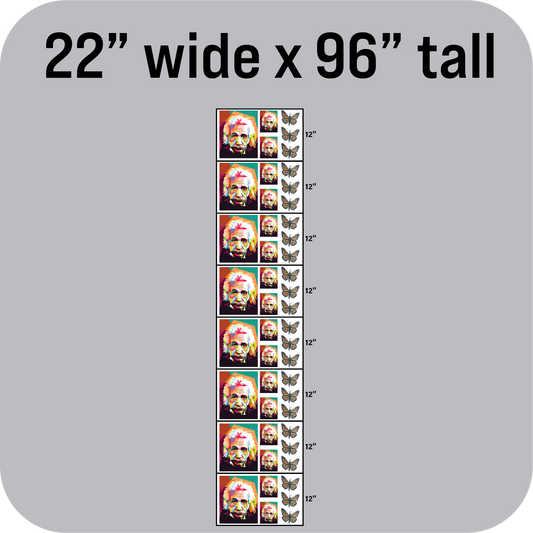 DTF Sheet 22" wide x 96" tall